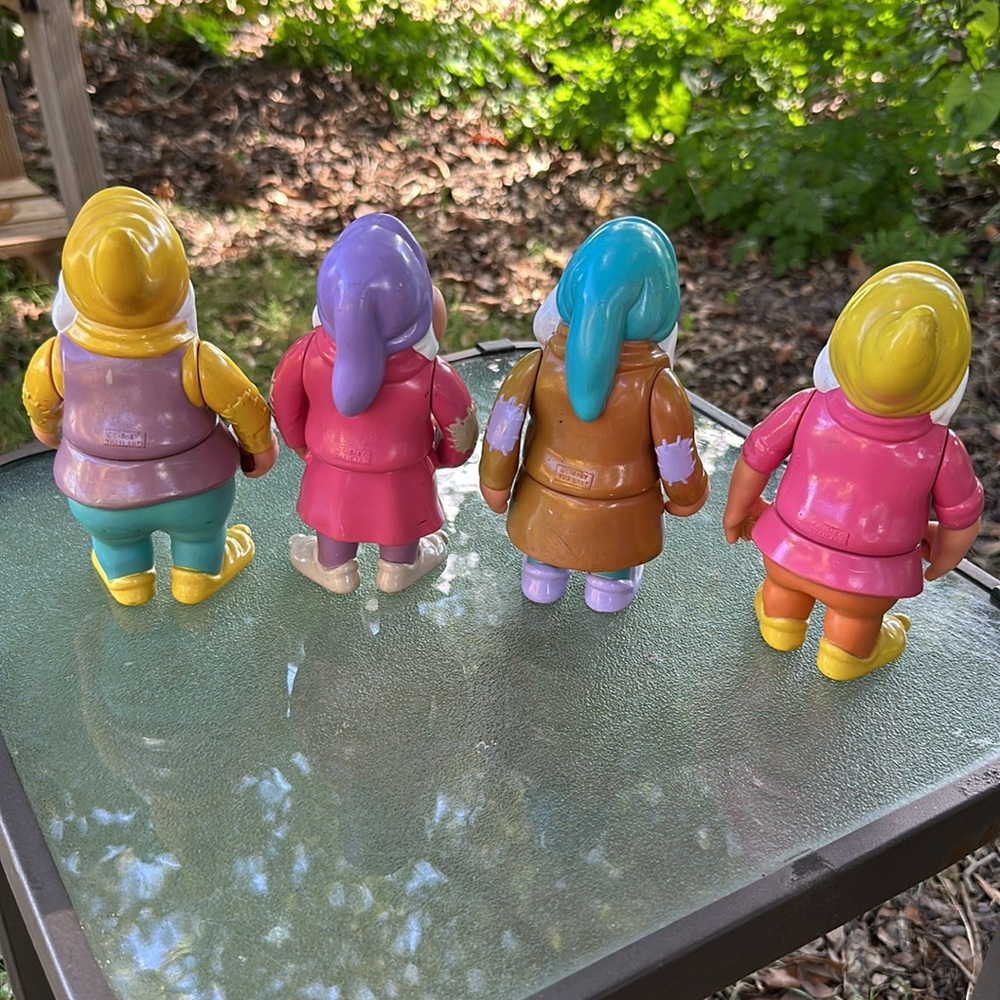 Disney vintage 4 Dwarfs - Picture 2 of 4